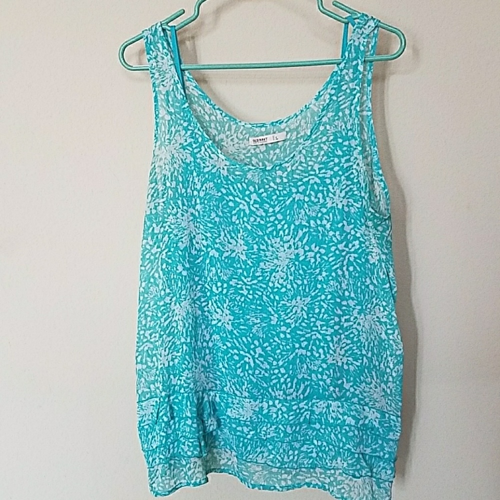 Sheer tank top